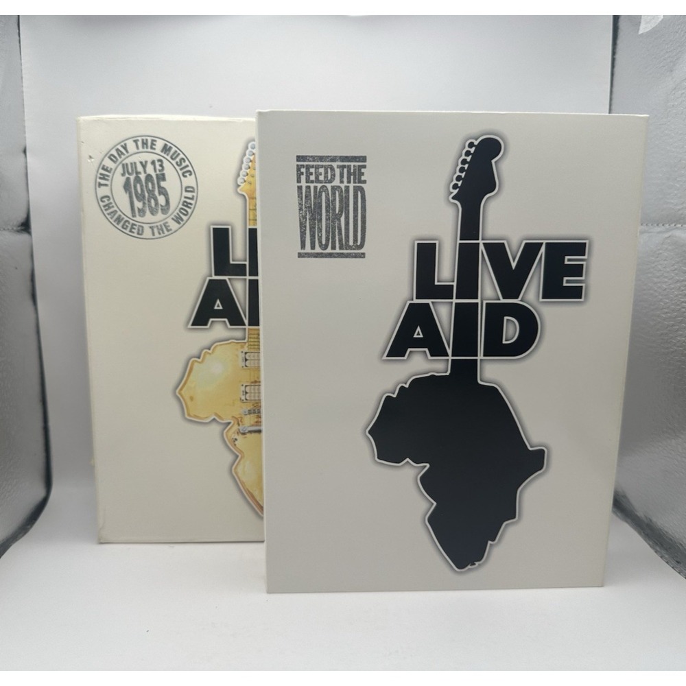 Live Aid Concert 1985 DVD 2004 Complete 4 Disc Set Booklet Slipcase Queen Bowie